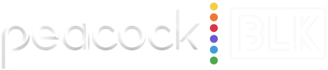Peacock x BLK logo